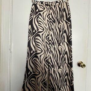Ronny Kobo Zebra print pants